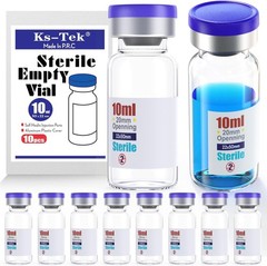 Sterile 10ml Vials with Self-Healing Injection Port Aluminum Cap for Medical Use