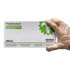 Kingseal 2000 Count Polystretch Tpe Poly Hybrid Disposable Gloves Powder-Free