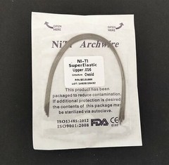10Packs Dental Niti Arch Wires Round Super Elastic Oval Orthodontics Arcs