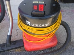 NACECARE Numatic Commercial Vacuum w/Micro Filter on Wheels w/ Nozzle NVQ 380B-2