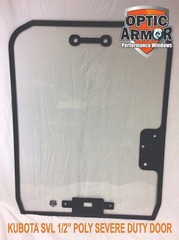 KUBOTA SVL75 90 95 97 TRACK LOADER 1/2″ SEVERE DUTY POLY DOOR-OPTIC ARMOR