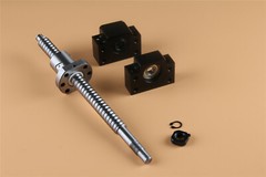 SFU1605 L250-1500mm Ball Screw C7 with end machined + nut + BK/BF12 end support