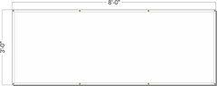 3’x8′ THRIFT STORE BANNER Outdoor Sign LARGE Resale Shop Clothing Furniture