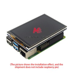 3.5 Inch Touch Screen 125MHz SPI LCD Display Fan for Raspberry Pi 4B/3B/Zero W