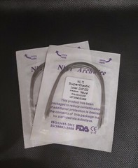 Dental Orthodontic Super Elastic Niti Round/Rectangular Arcos Arch Wires Natural