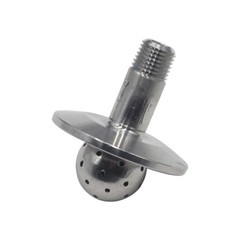 HFS(R) 1.5″ Tri Clamp Flat Lid w/ 1/4″ MNPT 1″ Spray Ball 304 Stainless Steel