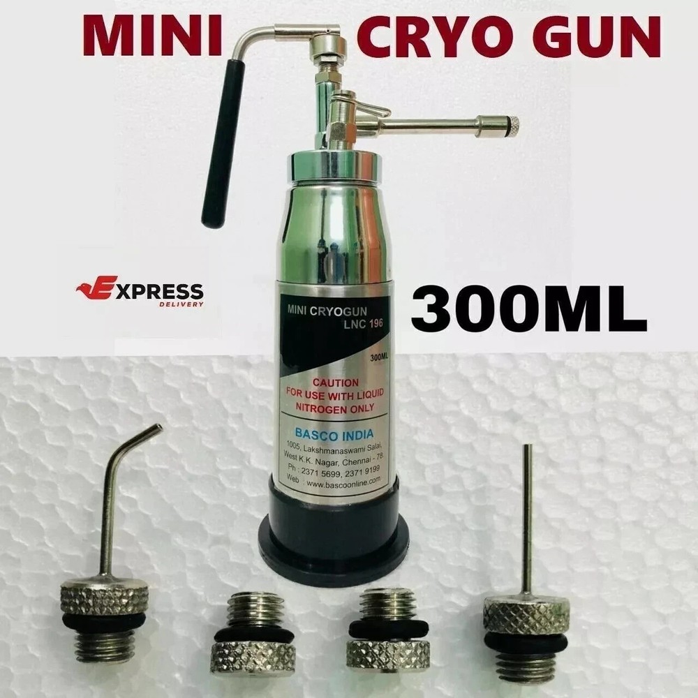 Mini Cryo Spray Liquid Nitrogen Cryo System 300ML Dermatology Spray Can