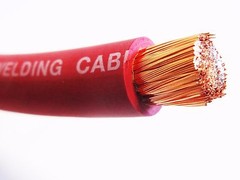250′ #1 AWG EXCELENE WELDING/BATTERY CABLE RED 600V COPPER USA MADE 105c