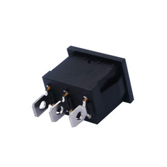 Mxuteuk 5Pcs Momentary Rocker Switch (On)-Off-(On) Toggle Power Snap-In SPDT 3 P