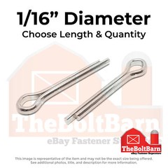 1/16″ Stainless Extended Prong Cotter Pin (Choose Length & Qty)