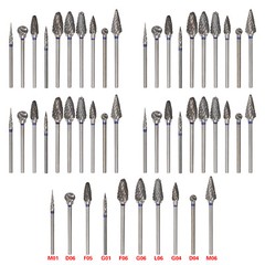 10-100pcs Tungsten Carbide Dental Acrylic Bur Drill Coarse Cutter 2.35mm Shank