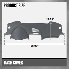 Dashboard Cover Cap for Acura TL 2004-2008 30-408LL Light Grey