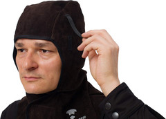 Leather Welding Hood – Flame Retardant Split Leather Cowhide Welding