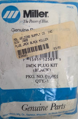 New Pair (2) of 1x Red + 1x Black Jack Plug Kit, #s 039901 + 039608