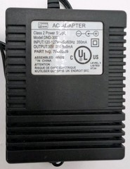 Power Adapter AC DC 5525 30Vdc DC30V 30V 0.5A 500mA Skynet DND-3005-A 17E0300