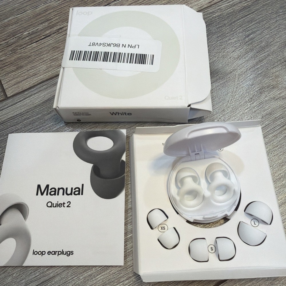 Loop Quiet 2 Ear Plugs Reusable Noise Reduction 14 dB Comfortable Fit