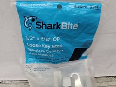 SharkBite • 1/2″x3/8″ OD Loose Key Stop Push-to-Connect (1642698•LB49) Lot Of 5