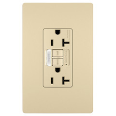 pass seymour 20A 125V Ivory Plugtail GFCI Receptacle Tamper Resistant NIGHTLIGHT