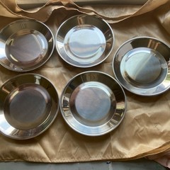 CARLISLE DINEX DXTMP1097A 9.5” WAX BASE Pre-Owned Lot Of 5 Hot Food Tray Plate.