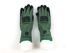 6 Pair Palm Coated Work Gloves Foam Nitrile Medium A5 Knit Tilsatec TTP060NBR