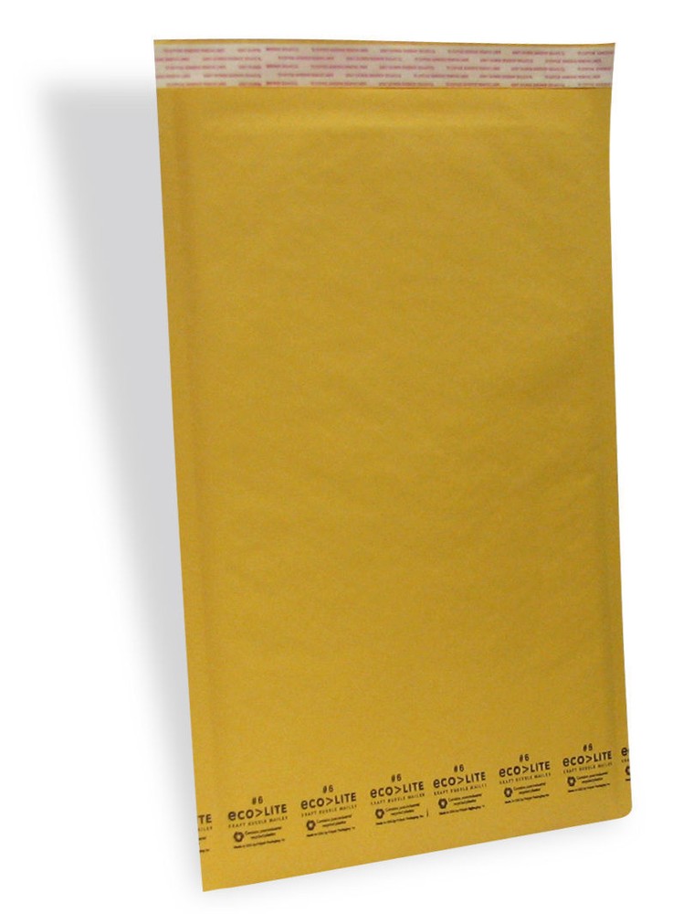 #6 12.5×19 Kraft Ecolite Bubble Mailers Padded Envelopes Bags 12.5 x 19 50, 100