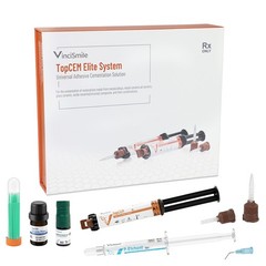 TopCEM Elite System Cement KIT TR Shade: Etchant, Primer, Adhesive, Resin Cement