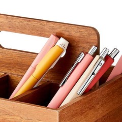 Desktop Caddy, 6.6 in x 6.6 in x 5.1 in, 6 Compartments