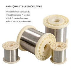 Surprecision Pure Nickel Wire Diameter 0.1mm Length 5m/16.4ft, 99.9% Purity
