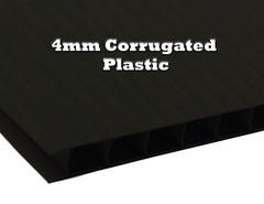 4mm Corrugated Plastic Sheets 18×24 24×36 24×48 36×36 Many Colors Coroplast Sign