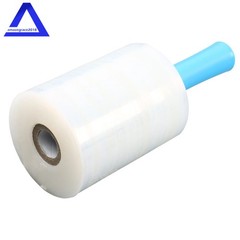 4PCS Clear Stretch Wrap Film 5″ × 1000ft Roll with Handle, 80 Gauge Thick