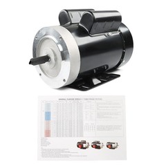 2HP General Electric Motor 3450 RPM 56C 115V/230V 60HZ 5/8″ Shaft 1 Phase
