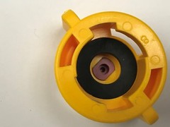 Flat Fan Nozzle Spray Tip Yellow Ceramic 110° – FC-AXI-11002