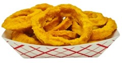 Display Faux Food Prop Onion Rings Basket