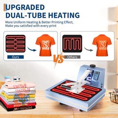 16″x20″ Digital Clamshell T-Shirt Heat Press Machine Transfer Sublimation Print