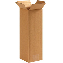 4X4X12 Tall Corrugated Boxes, Tall, 4L X 4W X 12H, Pack of 25 | Shipping, Packag