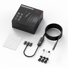 Borescope Camera with Light, 16.5ft Endoscope Inspection,Waterproof Snake Camera