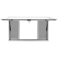 Concession Stand Serving Window Food Truck Service Awning With 4 Screen Windows