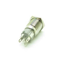 Push Button Switch Ring LED Light Momentary Latching Waterproof 16mm 12V 24V 220