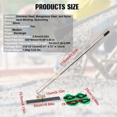 Long Handle Concrete Trowel with Shoes Telescopic Cement Surface Smoothing Tool