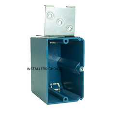 100 Pcs New Work 1-Gang 21 Cu ETL Adjustable Electrical Box & Horizontal Mount