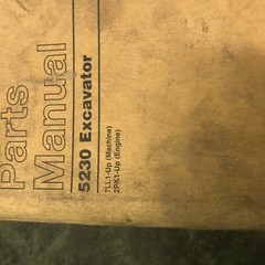 CAT CATERPILLAR 5230 EXCAVATOR PARTS CATALOG MANUAL BOOK 7LL VOL I, 2 AND 3