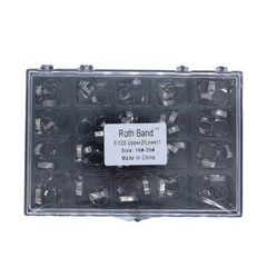 Dental Orthodontic 16#-35 Bands with Buccal Tube 1st Molar Roth.022 U2/L1 20 set