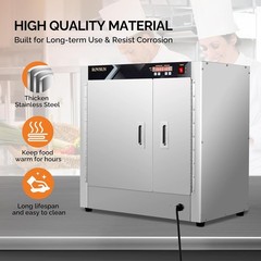 Commercial Food Warmer Countertop Hot Box Warming Cabinet for Restaurant Buffet