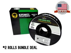 USA E71T-1C/1M .045 in. Dia 10lb Flux Cored Welding Wire GAS REQUIRED (2 Rolls)