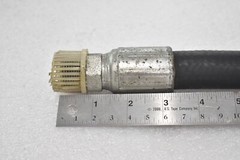 GATES USMSHA 2G-11C 12M4K+ 3/4″ HYDRAULIC HOSE 4000 PSI FLAME RES. 33-1/2″ OAL