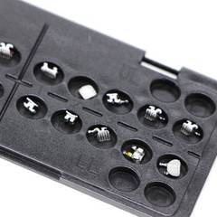 10×Dental 20Pcs/kit Orthodontic Brackets Mim Stantard Roth 0.022” On 345 Hooks