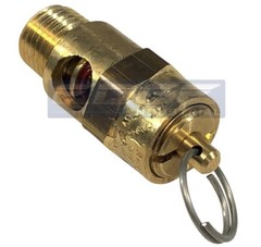 160 PSI BRASS SAFETY RELIEF POP OFF PRESSURE VALVE, COMPRESSOR, TANK, 1/4″ NPT