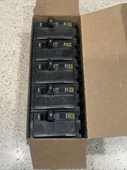 Square D QO220 (5 PACK) 20A 2P 120/240V Circuit Breaker *US SELLER Lot of 5 NEW*