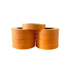 48 Rolls 1″ X 60 Yards Orange Automotive Painters Masking Tape USA MADE BODYSHOP
