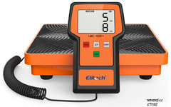 Elitech LMC-100F+ Refrigerant Scale 110lb HVAC Freon Charging w/ Case